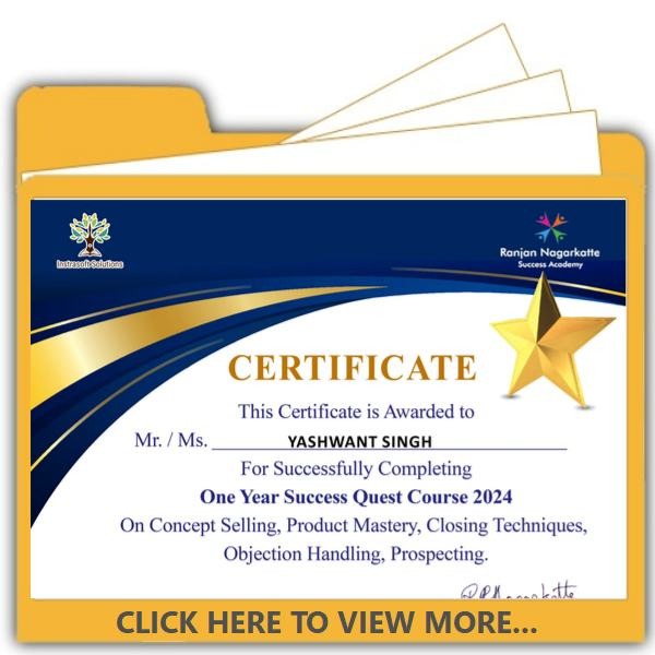 OUR CERTIFICATES